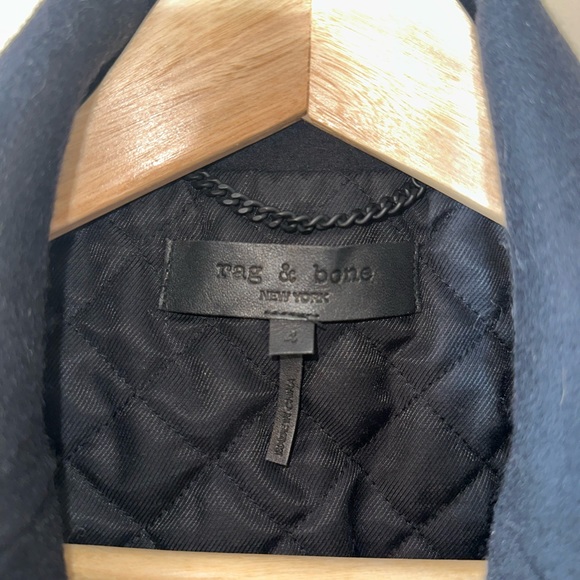 Rag & Bone, Virgin Wool jacket, like new. Size 4, one button - Picture 9 of 11